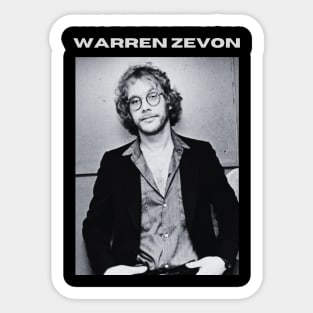 Warren Zevon Sticker